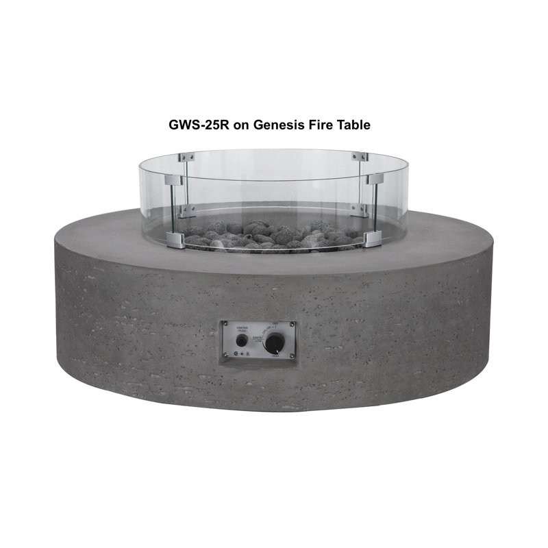 25'' Round Glass Spark Screen