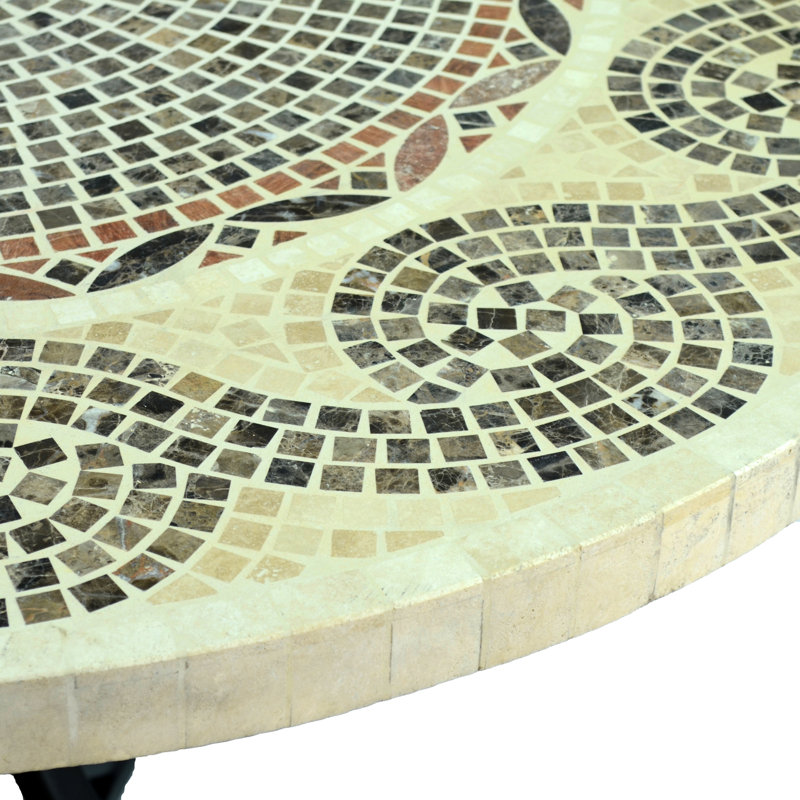 Moulouya Round Marble Dining Table