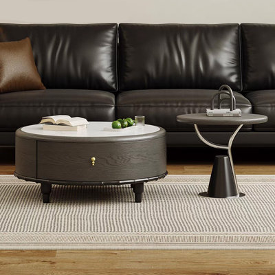 Une table basse minimaliste de haut niveau
