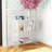 Candice 22 in. W Rectangular Clear Acrylic 2 Tier Etagere Bookcase, Clear