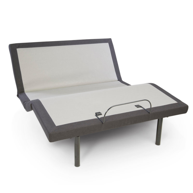GhostBed Adjustable Bed Frame & Power Base With Wireless Remote, Zero Gravity & Massage Settings, Queen
