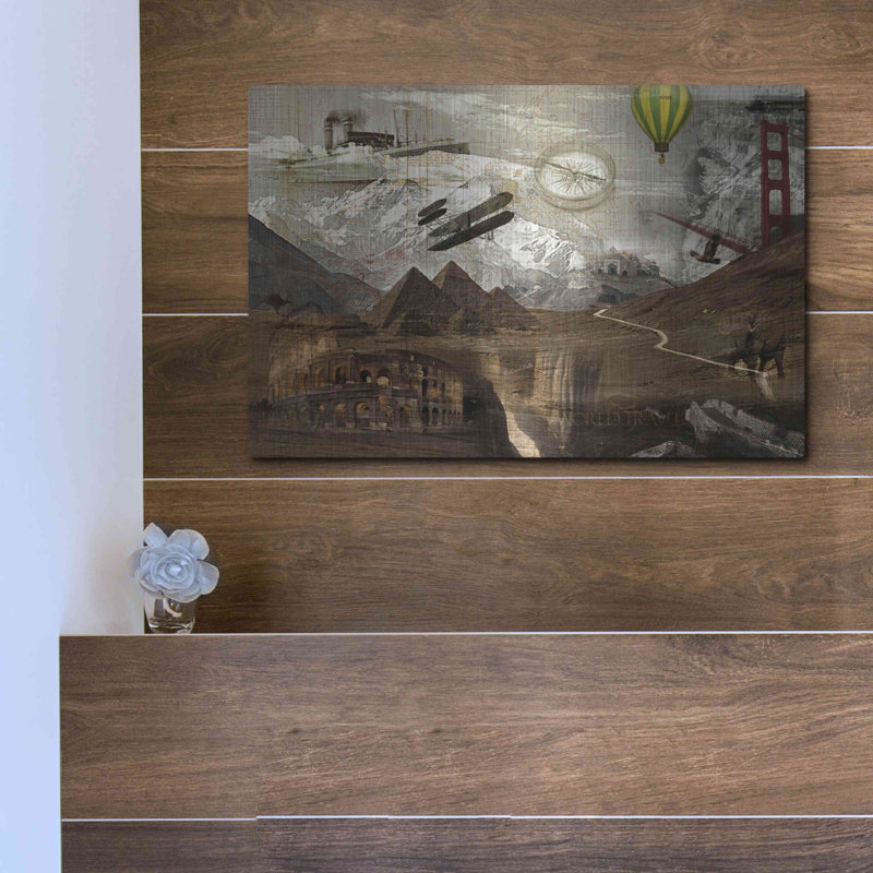 «World Travel» par GraphINC, H 12 po x l 16 po