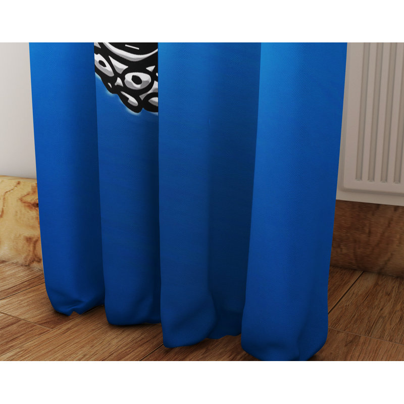 Panneau de rideau simple 2 pièces Lerman, L 40 po x L 82 po