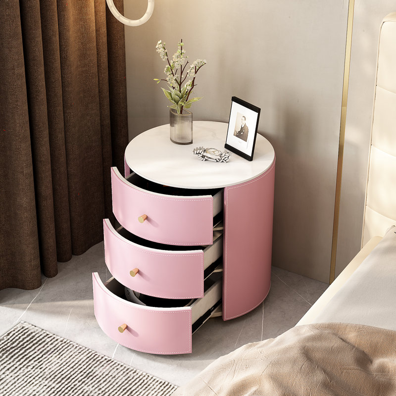Tables de chevet, Rose/Or