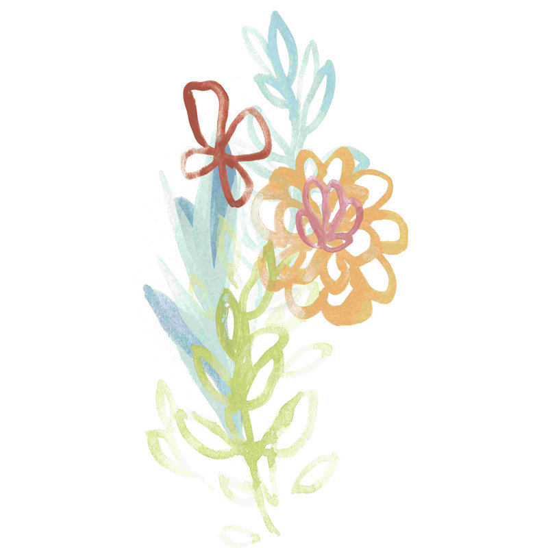 Flora Moderne I, H 18 po x l 12 po