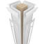 Colonne carrée de style Shaker Craftsman-70920975
