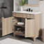 Meuble-lavabo sur pied simple 36 po avec plateau en céramique Modway Miles-92590989-92590988