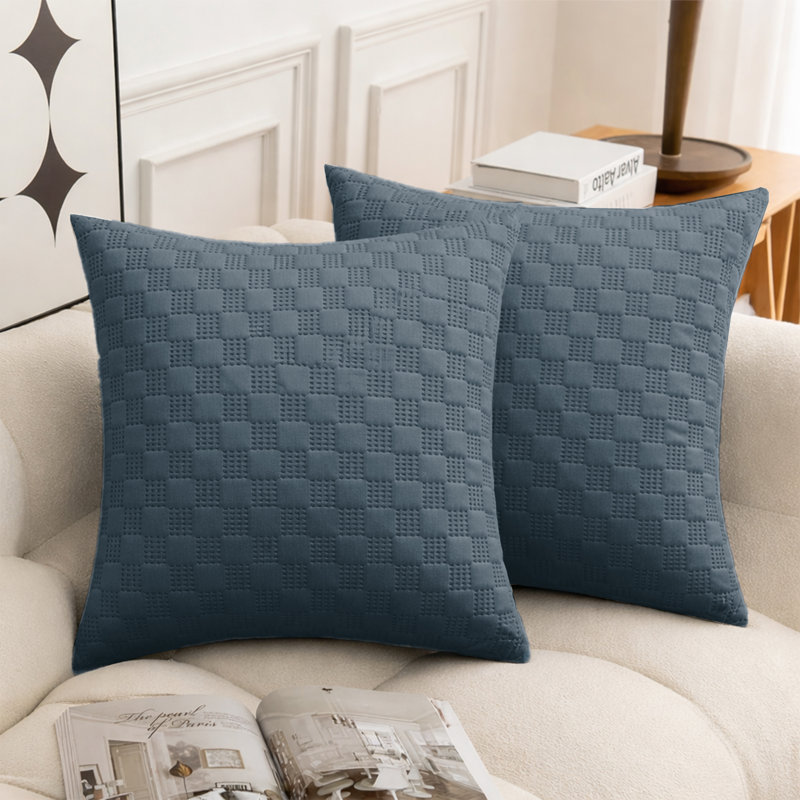 Square Cushion Pad, Navy