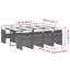  Ensemble de salle à manger de patio 8 places en rotin PE gris 8 places pliable-16520185-16520187