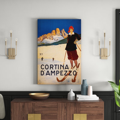 Cortina D'Ampezzo - No Frame Print on Canvas