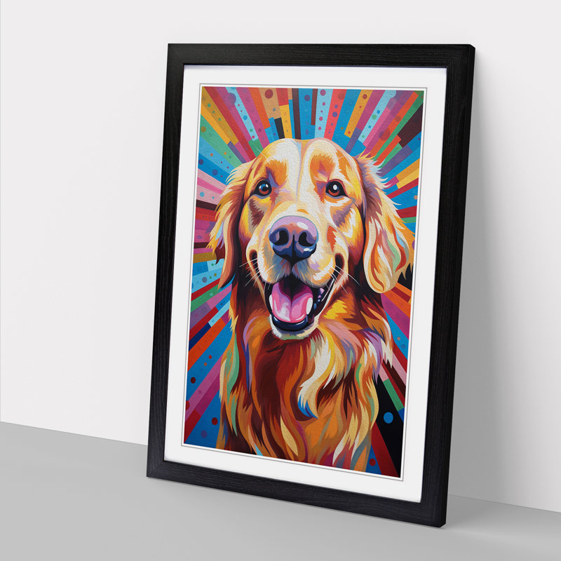 Golden Retriever Op No.3 - Framed Print