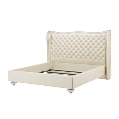 Hollywood Swank Upholstered Standard Bed