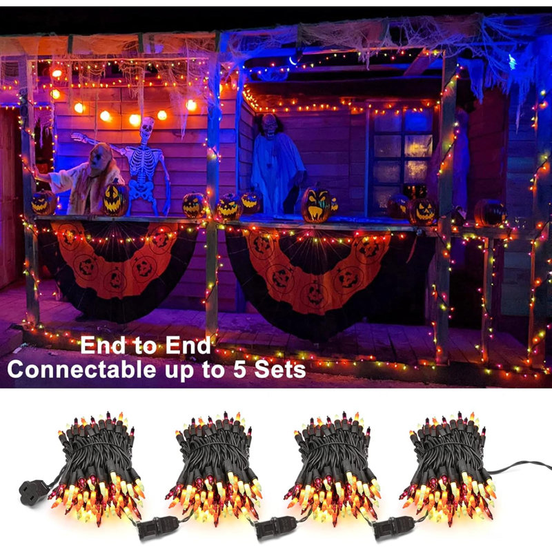 String Lights, Purple/Orange/*Green