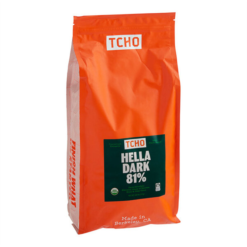 TCHO Hella 81% chocolat noir hexagonal 6,6 lb WS-999THELLADARK