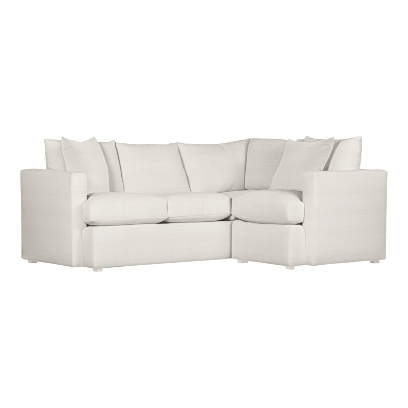 American Bungalow 2-Piece Sectional, Nadia Parchment, Casa Blanca