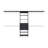 Closet System, 3 Drawers, 5 Shelves-1331157522