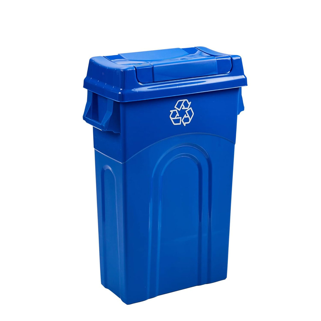 United Solutions 23 Gallon Highboy Waste Containers with Lids United Solutions
