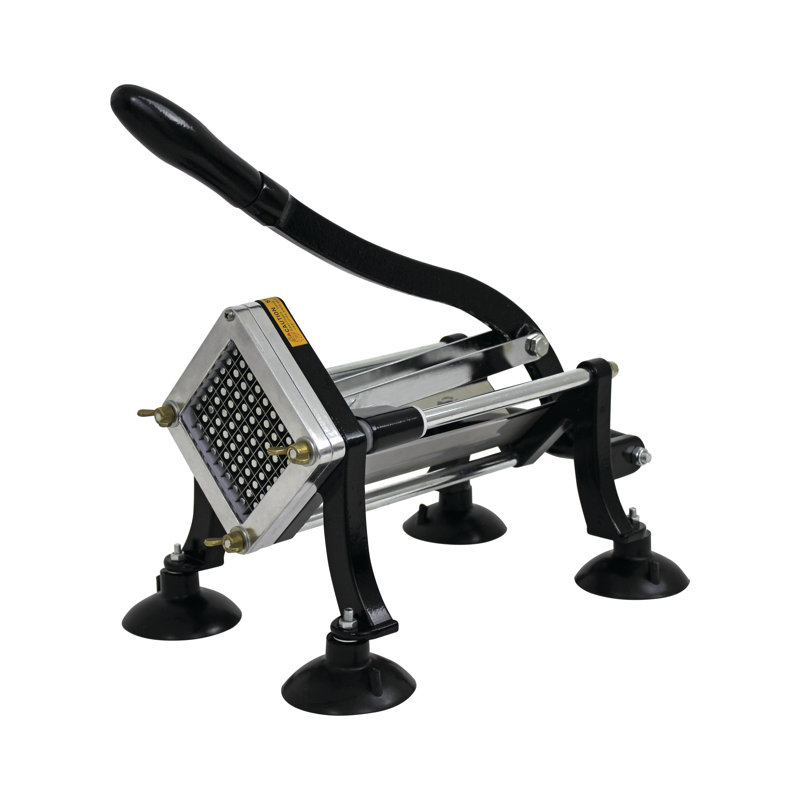 Professional Black Stainless Steel French Fry Cutter and Vegetable Dicer