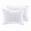 Ensemble de couette matelassée surdimensionnée en coton blanc Queen