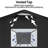 10 Ft. W x 10 Ft. D Steel Party Tent with Adjustable Outdoor Tent-110923722