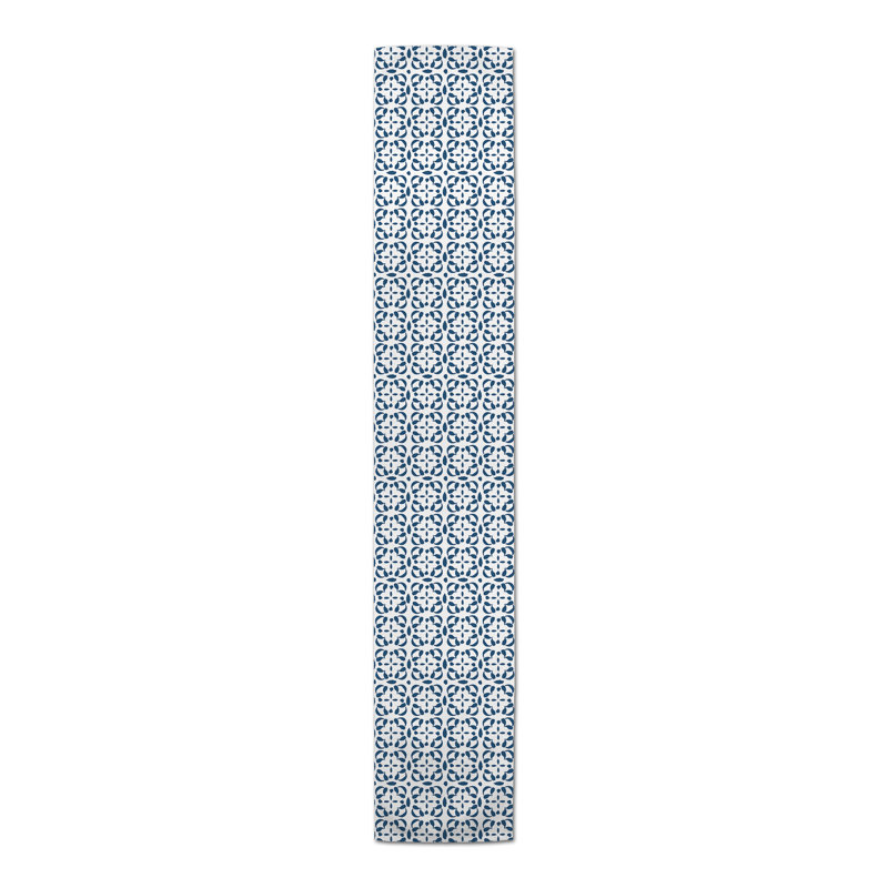 Chemin de table Tile, Bleu marine