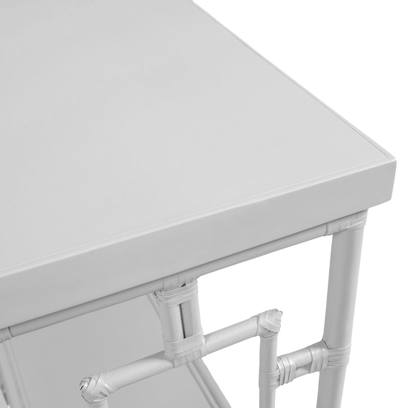 Sobe 60'' W Console Table, White