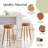 Nazrana Backless Swivel Counter Stool-236322563