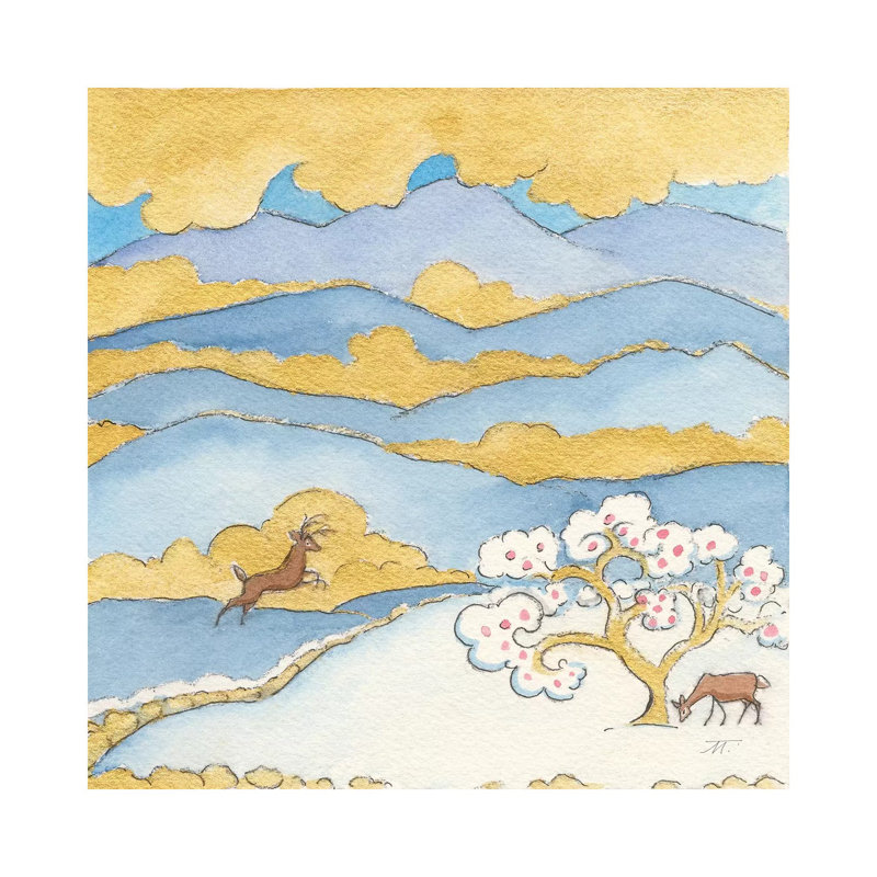 Riverside VI by Miranda Thomas - Wrapped Canvas Print, 30.48 cm H x 30.48 cm W