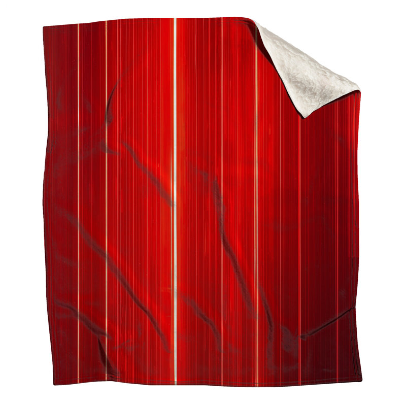 Red Vertical Lines Blankets, 60in W x 80in H
