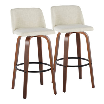 Swivel Upholstered Counter Stool