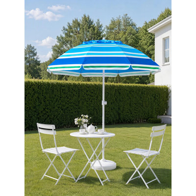 Parasol d'extérieur, résistant au soleil / à la pluie, coupe-vent, plage, camping