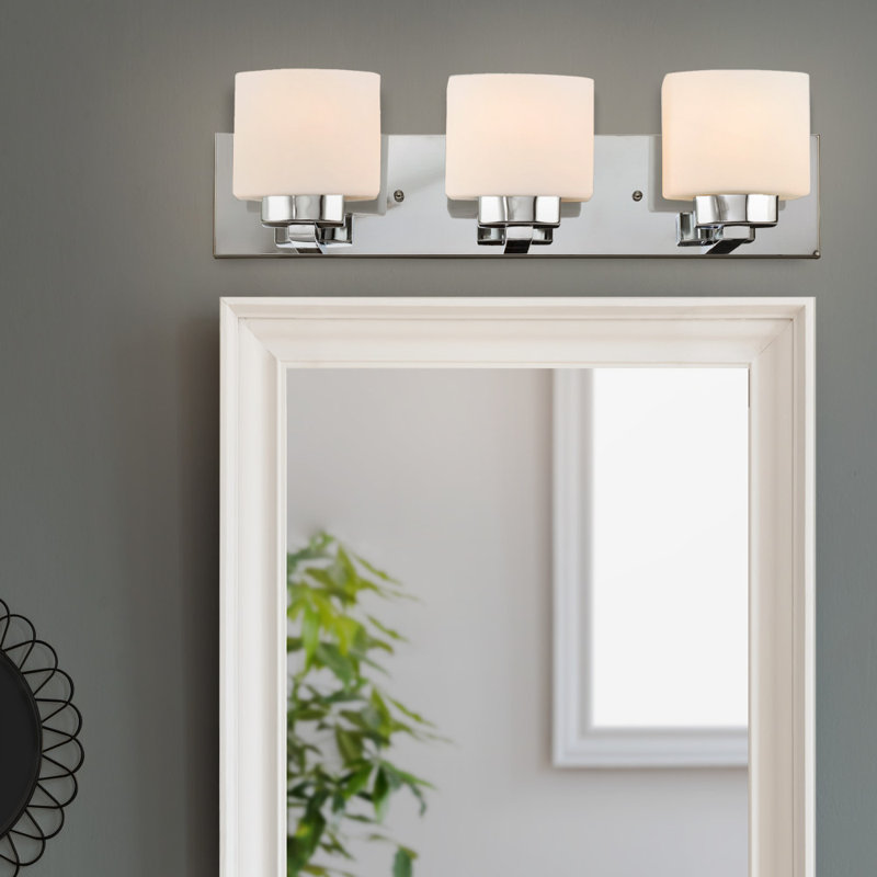 Adelie Dimmable Vanity Light, Polished Chrome, 3