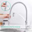 Robinet de cuisine extensible à poignée simple
