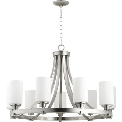 Radita 9 - Light Wagon Wheel Chandelier
