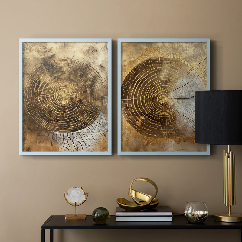 ABSTRACT Series CCXI - reproduction encadrée de qualité supérieure - prête à être accrochée - aucun clou requis - aucun clou requis