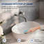 Robinet de salle de bain mural, robinet de salle de bain monocommande avec bonde-125423835