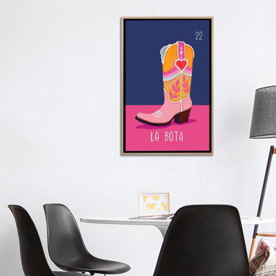 La Bota The Boot - Wall Art Print - Framed Canvas