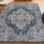 Tapis bleu marine / gris Sarok Boho Medallion-1689808368
