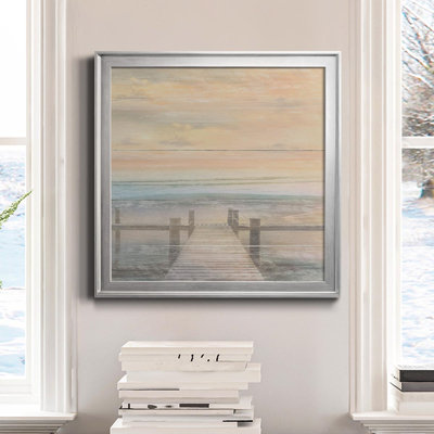 The Beach Is Calling - Peinture sur toile encadrée