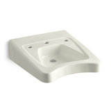 Morningside™ Ceramic 20" Wall Mount Bathroom Sink with Overflow