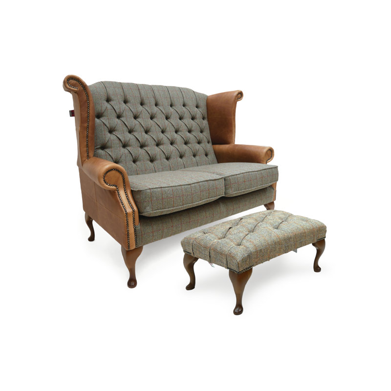 Anaan 2 Seater Top Grain Leather Sofa, Tan