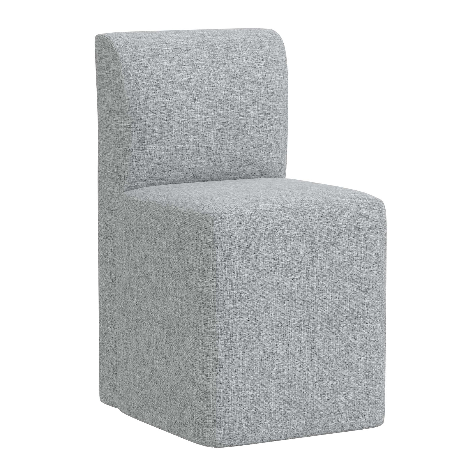 Mendy Linen Parsons Dining Chair, Zuma Pumice Textured Linen