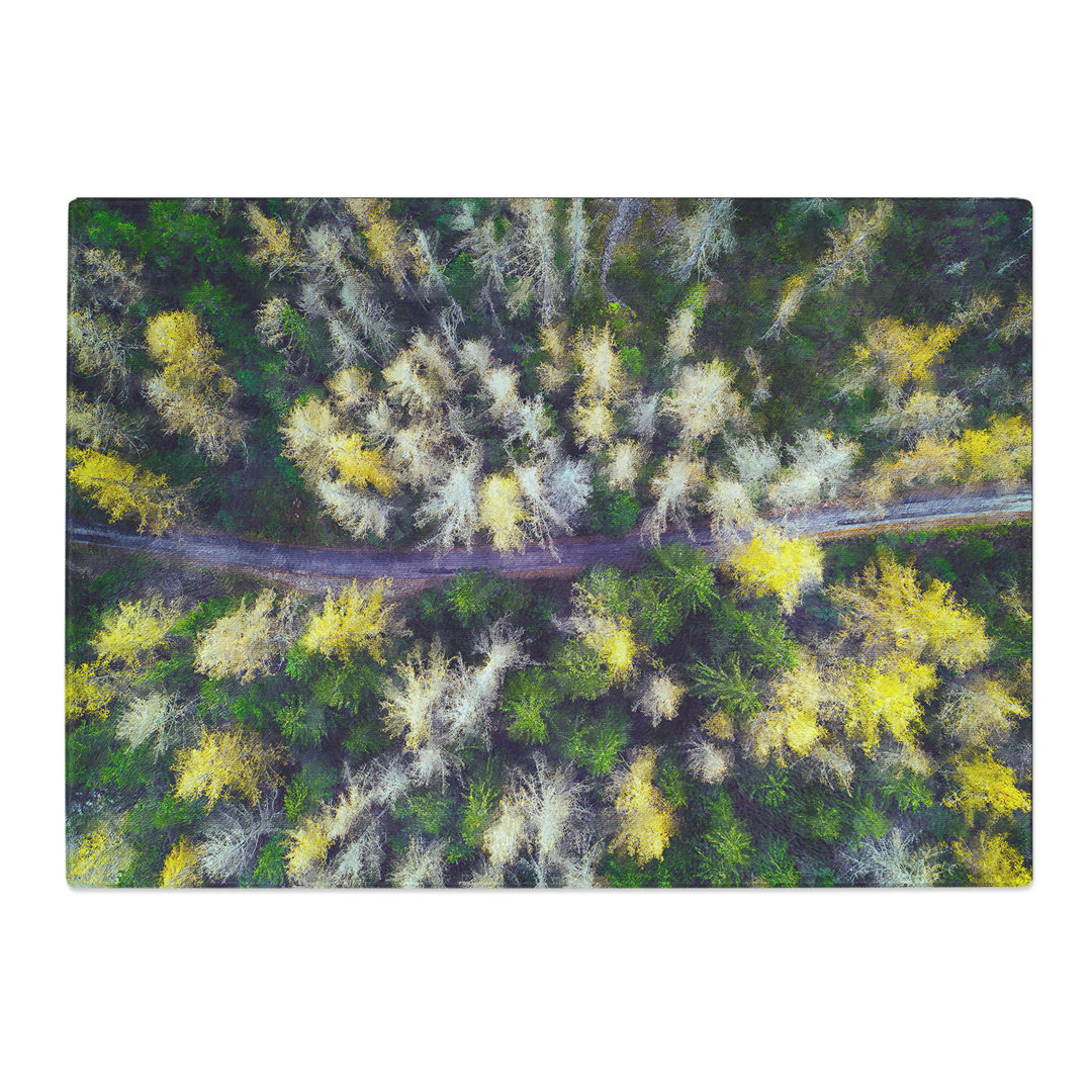 Tempered Glass Forest in Austria Painting Chopping Board