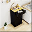 Armoire à ordures inclinable à un tiroir et à un compartiment pour une gestion efficace des déchets de cuisine et une optimisation de l'espace-247873750