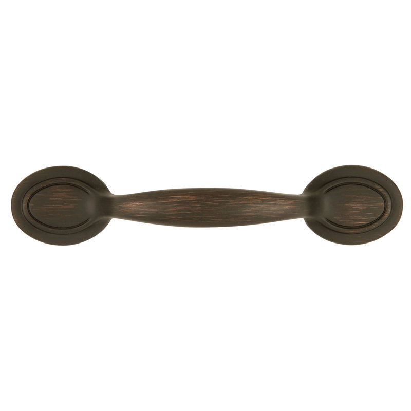 Eclipse Kitchen Cabinet Handles, Solid Core Drawer Pulls for Cabinet Doors, 3", Vintage Bronze