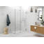 Illume 49 in. x 33 in. x 78 in. 90-degree Fully Frameless Wall Hinged Glass Shower Enclosure-1756498296
