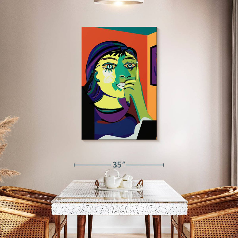 Femme de pensée moderne Leisha, H 45 po x l 30 po