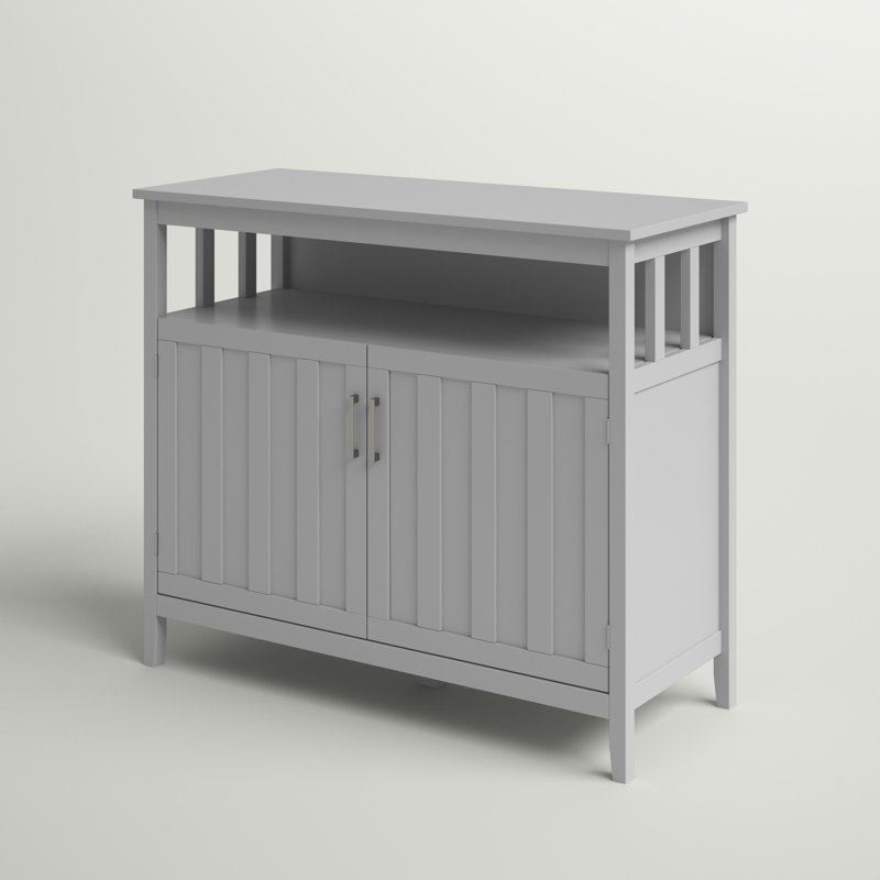 Buffet Ashalina, Gris 1, H 35,5 po x l 41,75 po x P 17,75 po