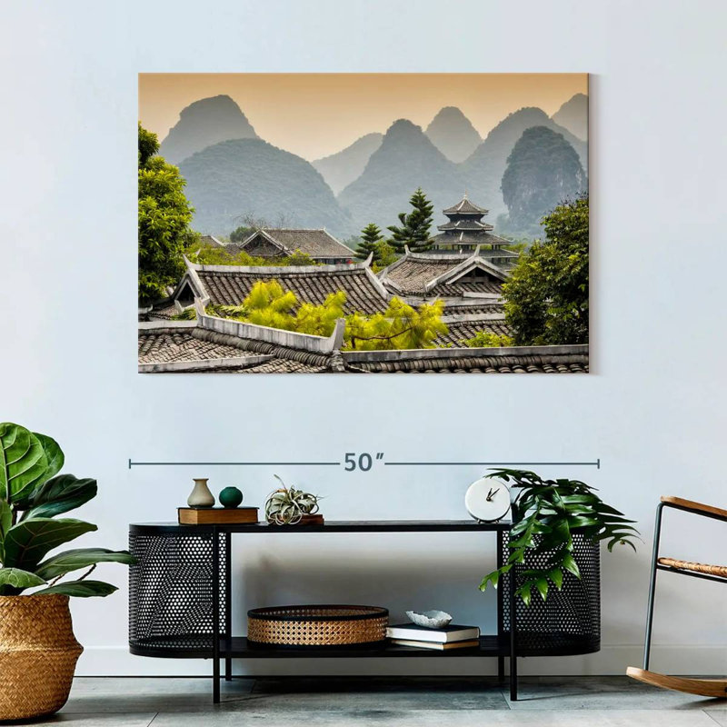 Adella Chinese Buddhist Temple, 32" H x 48" W