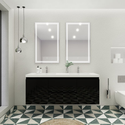 Ensemble de meuble-lavabo double 59 po Aylanna